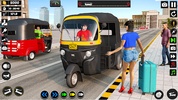Rickshaw Driving Tourist Game screenshot 4