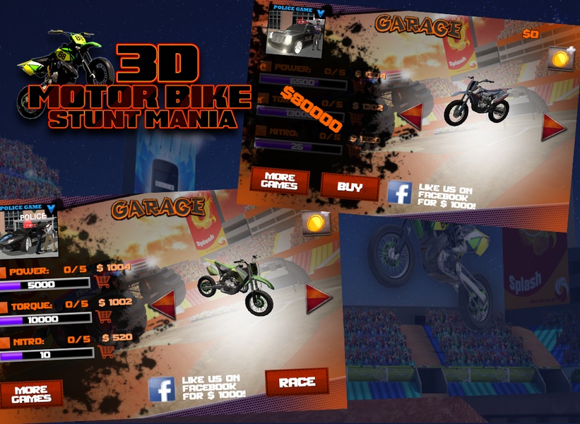 3d Motor Bike Stunt Mania - Preview 3