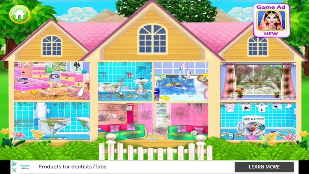 House Cleaning Home Cleanup Girls Games - Preview 4