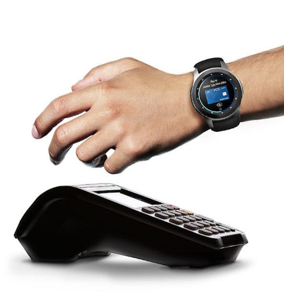 Android pay shop on samsung watch