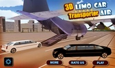 3D Limo Car Transporter : Air screenshot 1