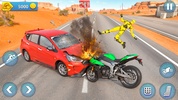 Motorcycle Crash Ragdoll Fall screenshot 1