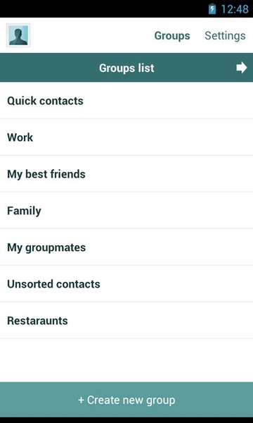 Quick Contacts - Preview 5