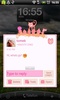 GO SMS Pro Pink Cat Theme screenshot 3