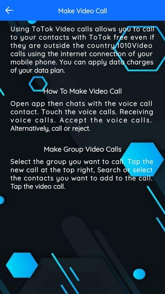 Free ToTok HD Video and Voice Calls Chats Advice - Preview 7