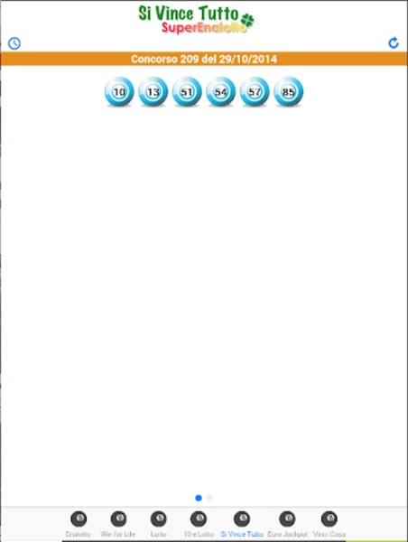 Estrazioni lotto - Preview 2