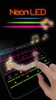 Neon LED GO Keyboard Theme screenshot 3
