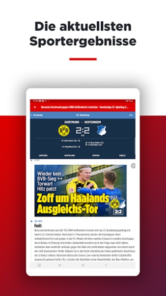 BUNDESLIGA bei BILD - Preview 1