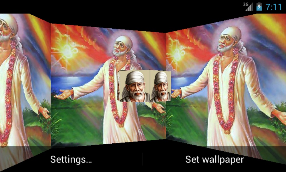 Shirdi Sai Baba 3D Live Wallpaper - Preview 2