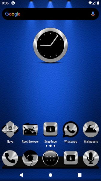 Silver and Black Icon Pack Free - Preview 8