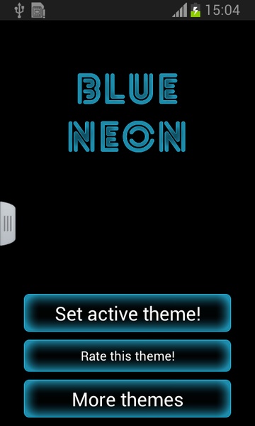 Blue Neon GO Keyboard - Preview 5