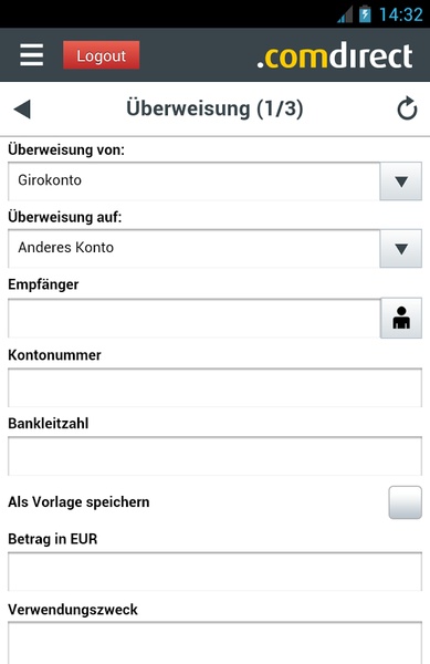 comdirect mobile App - Preview 1