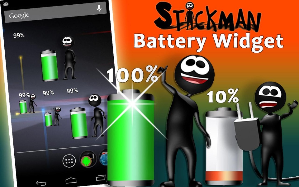 Stickman Battery Widget - Preview 11