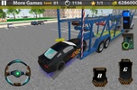 3D Car transport trailer truck screenshot 2