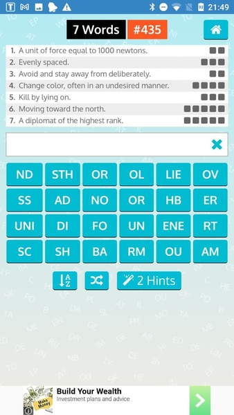 7 Words - online Quiz - Preview 4