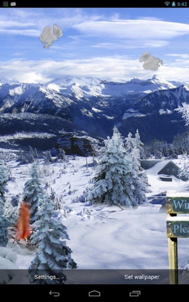 Winter Snow Live Wallpaper - Preview 8