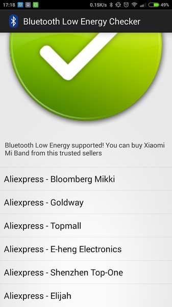 Bluetooth Low Energy Checker - Preview 3