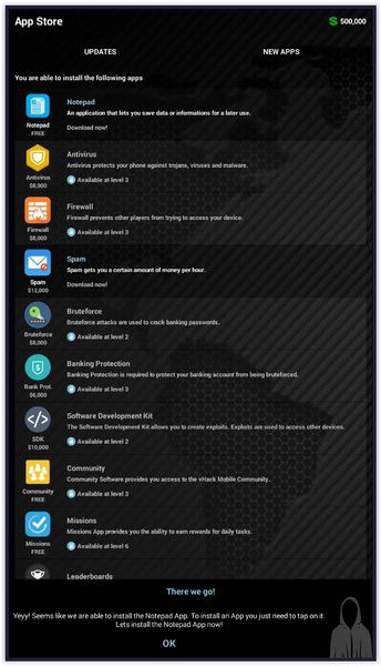 vHackOS - Mobile Hacking Game - Preview 5