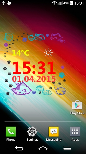 Kitty Weather Clock - Preview 8