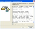 Creative Commons Add-in for Microsoft Office screenshot 1