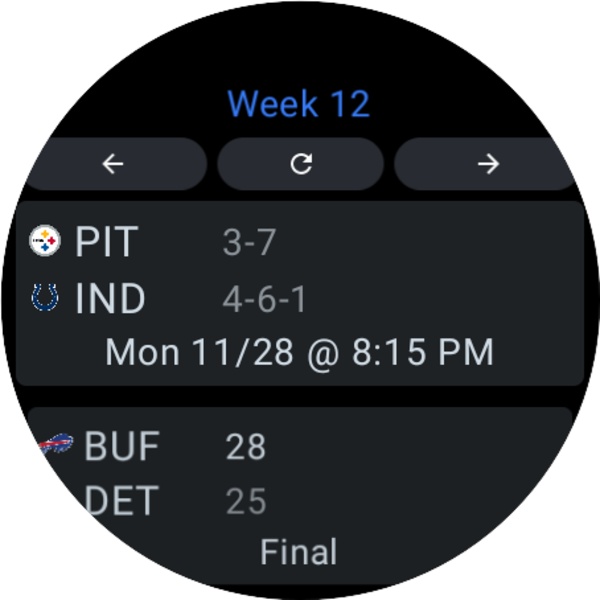 NFL Scores - Preview 4