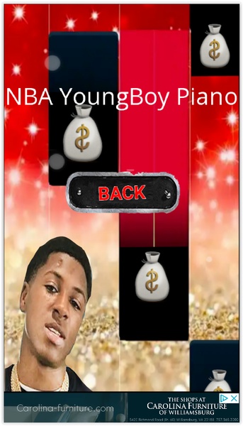 NBA YoungBoy Outside Today Piano Tiles - Preview 1