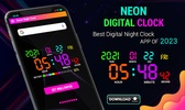 Smart Watch Neon Digital Clock screenshot 3