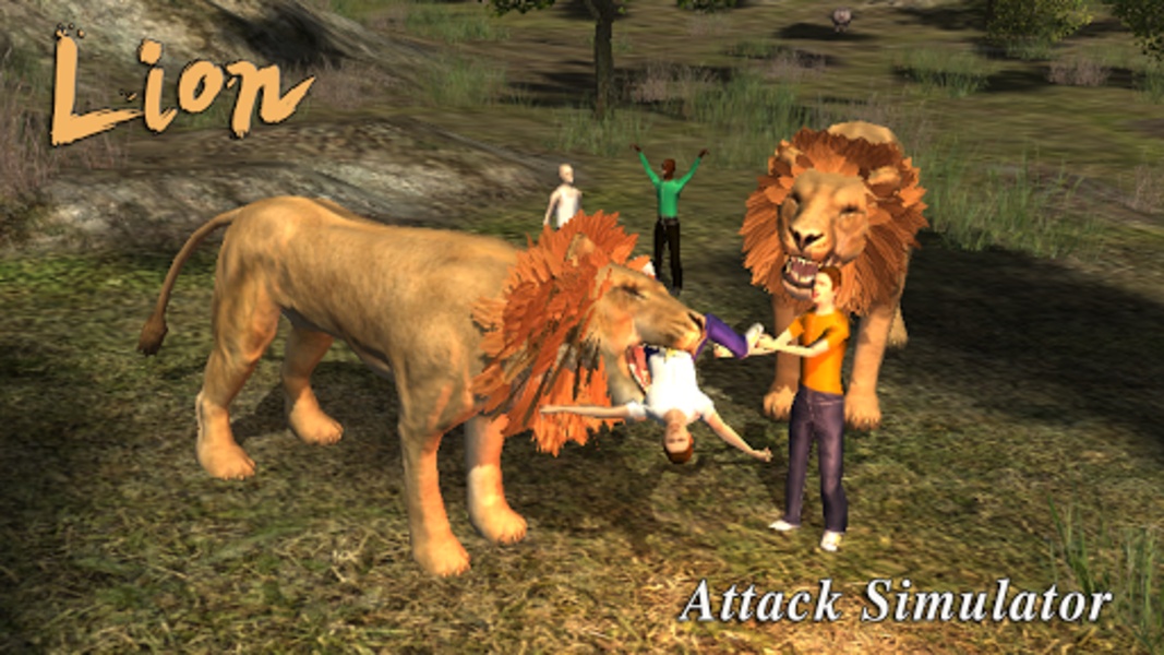 Lion 3D Attack - Preview 4