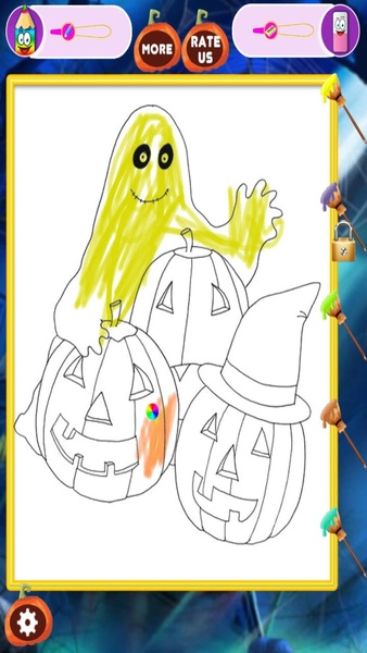 Halloween Coloring Book - Preview 2