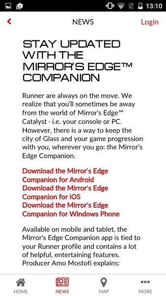 Mirror's Edge Companion para Android - Baixe o APK na Uptodown