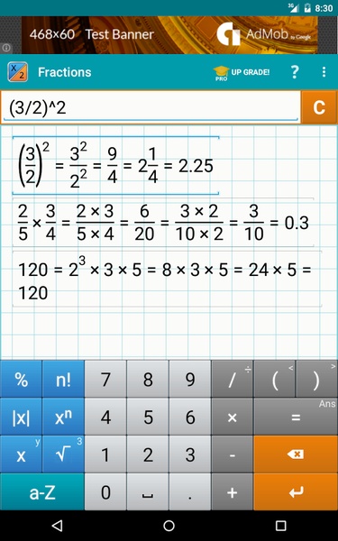 Fraction Calculator by Mathlab - Preview 3