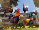 Wild Rooster Run: Chicken Race screenshot 1
