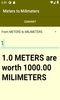 Meters to Milimeters converter screenshot 4