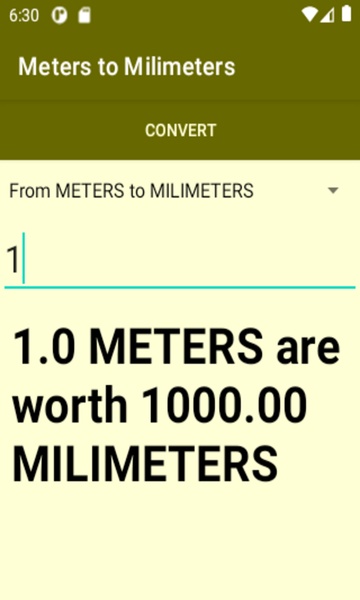 Meters to Milimeters converter - Preview 4