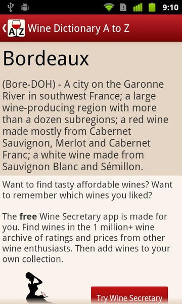 Wine Dictionary A to Z - Preview 1