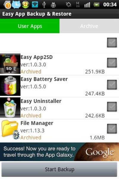 Easy App Backup & Restore - Preview 2