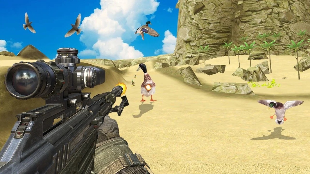 Birds Hunter In Desert - Preview 4