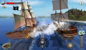 Caribbean Sea Pirate War 3D Ou screenshot 8