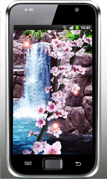 Sakura Waterfall live wallpaper - Preview 3