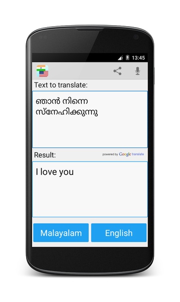 Malayalam Translator - Preview 3