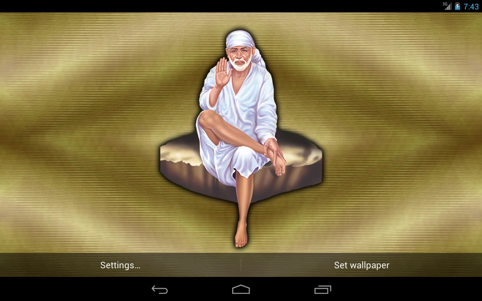 Sai Baba Ji Live Wallpaper - Preview 1