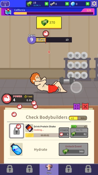 IdleBodybuilderTycoon - Preview 2