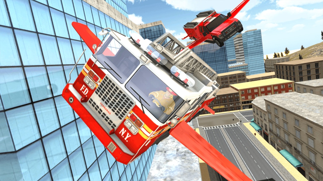 Fire Truck Flying Car - Preview 2