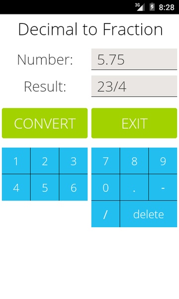Decimal to Fraction - Preview 3