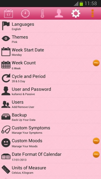 Menstrual Cycle Calendar - Preview 5