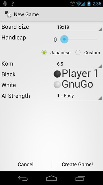 GnuGo - Preview 1