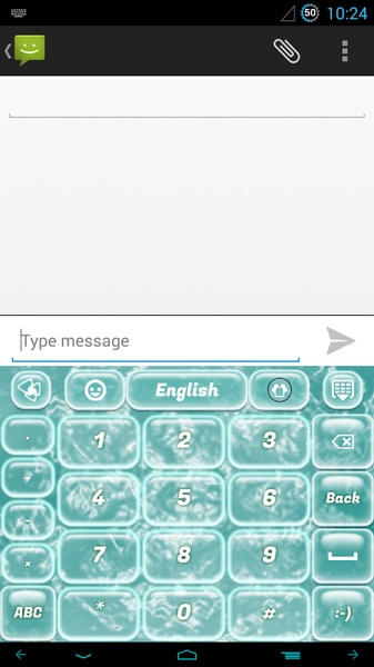 GO Keyboard 3D Water Theme - Preview 3