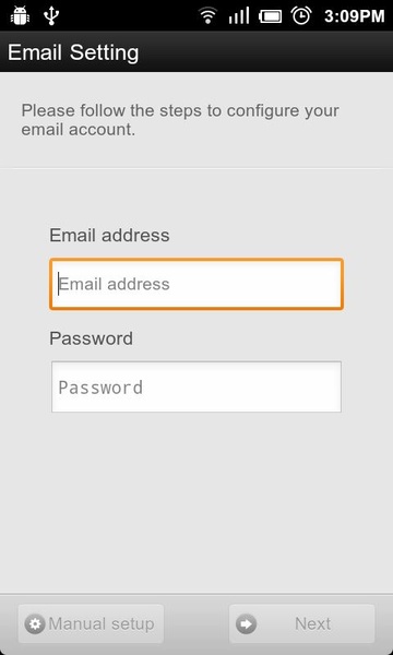GO Email Widget - Preview 2