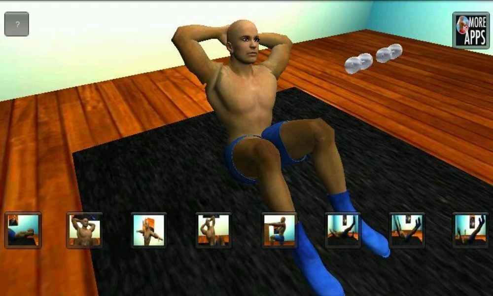 Flat Belly 3D Workout Sets - Preview 1