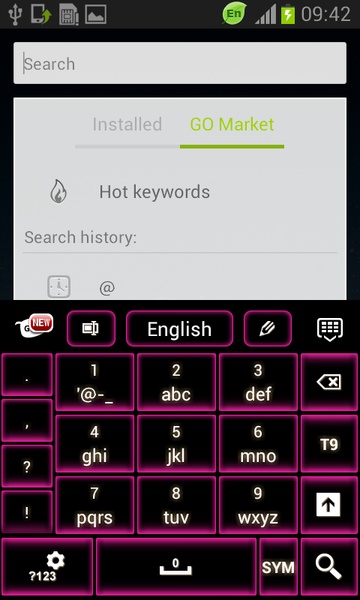 Pink Neon Keypad Free - Preview 1